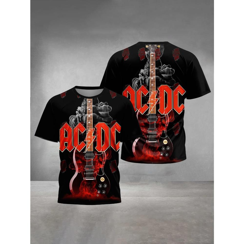 3D Tisk Oblečení Pánské Outdoorové Oblečení pro Rockovou Kapelu A-ACDC
