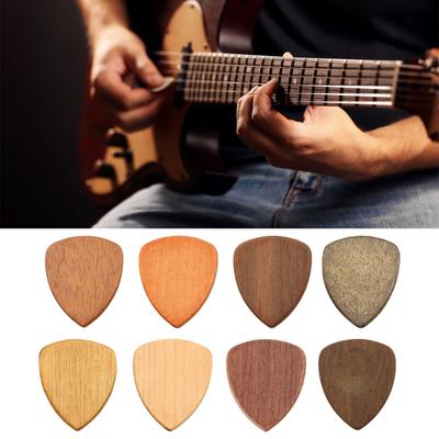 Heart Shape Guitar Pick Acoustic Electric Bass Guitars Plectrum Wood Electric Guitar Pick for Guitar Bass Ukulele
