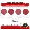 4-Inch Self-Adhesive Flocking Sandpaper Discs for Electric Drill & Angle Grinder – 100mm Polishing & Woodworking Tool.
