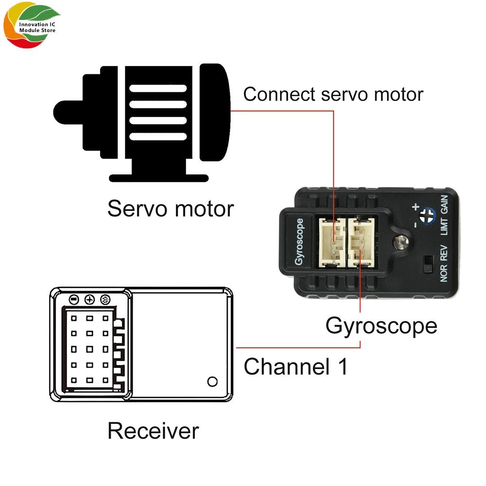 Zweiachsiger Gyrosensor für Fahrzeuge - Dediziertes Stabilisierungsmodul für Drift-Autos und Flat-Track-Fahrer Sensormodul