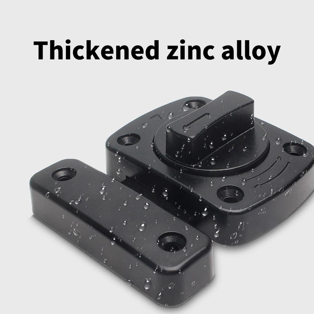 Metal Rotating Bolt Latches Multipurpose Rotating Bolt Latches for Enhances Door Security Suitable for Pets & Home Use