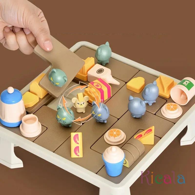 Cat & Mouse Logic Game Family Montessori Puzzle Board Game Children Education Learning Toys Birthday Christmas Gift