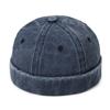 Hat Men's Four Seasons Washed Denim Melon Vest Hat Street Light Board Landlord Hat Personality Fashion Retro Outdoor Trend
