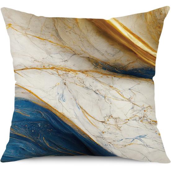 

Marble Texture Pillow Case Living Room Home Living Room Sofa Bedroom Bedside Pillow Case