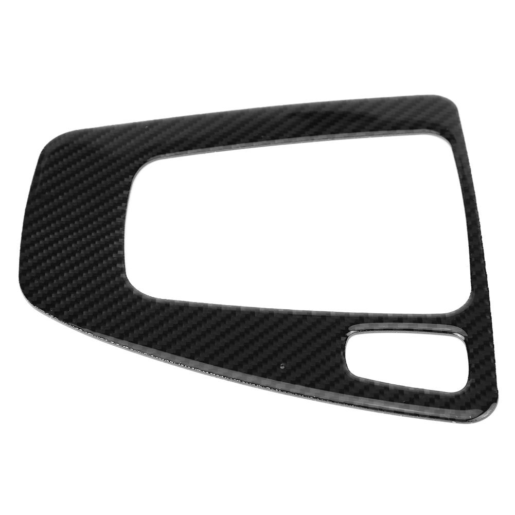 Carbon Fiber Gear Shift Panel Decorative Trim for BMW E90 E92 E93 2005 2012 Right Hand Driver