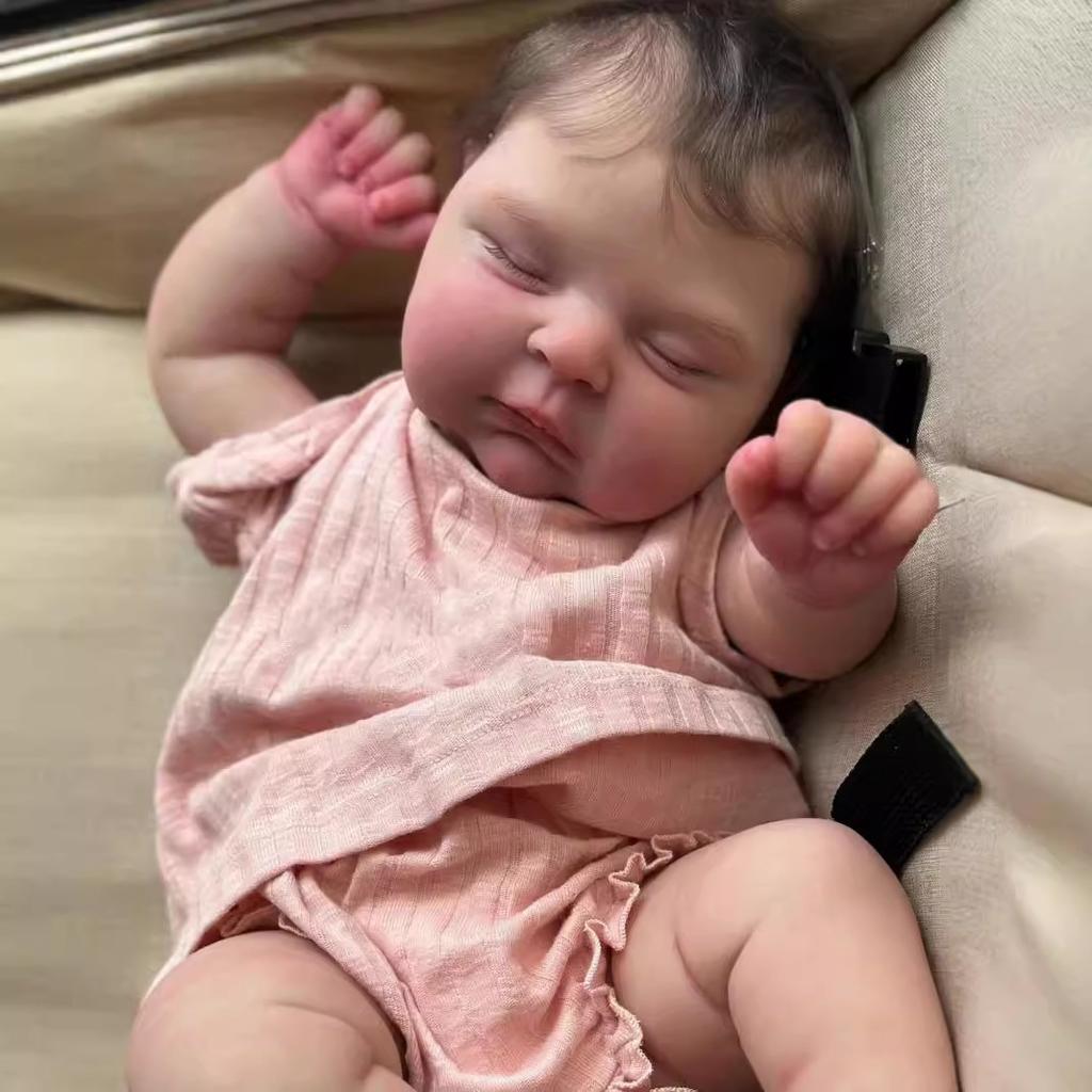 50 cm omyvatelná realistická měkká ručně malovaná panenka Baby Reborn Doprovodná panenka pro děti