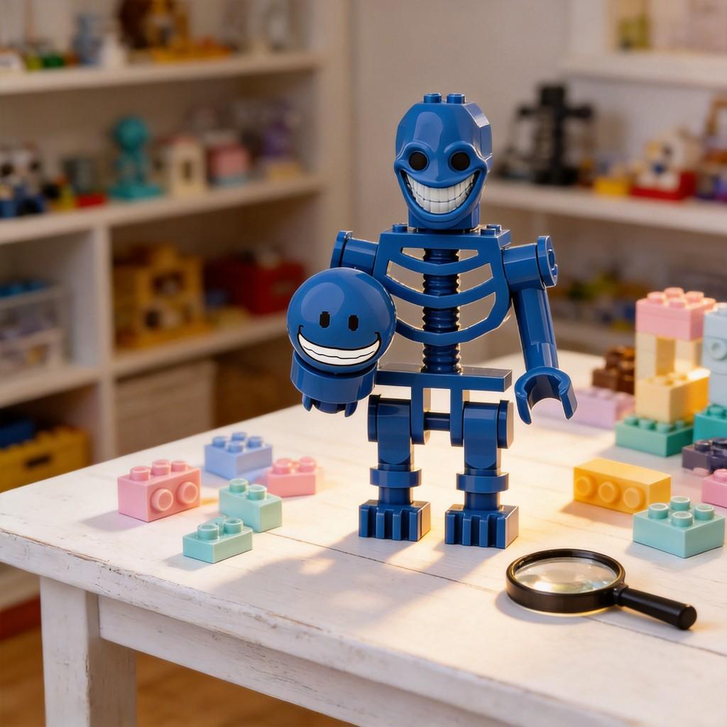 Pixel World Gaming Collectible Figure With Building Blocks For Brain Development