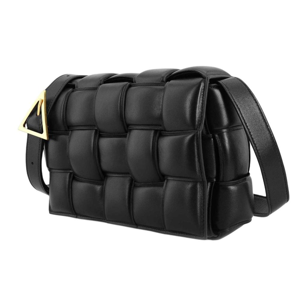 Bottega Veneta Padded Cassette Bag Black/Gold Women Shoulder_bags 591970-VCQR1-8425