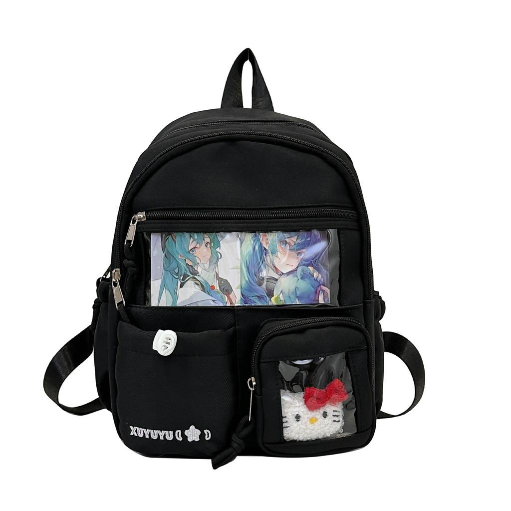 School bag Japanese two-dimensional girl pain bag backpack high value ins college large-capacity backpack college student backpack