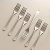 Cutlery (Set of 6, Stainless Steel Sliver Forks Set), 100% Food Grade, Non Toxic, Anti-Rust, Dishwasher Safe, Perfect Gifting Set for All Occasions