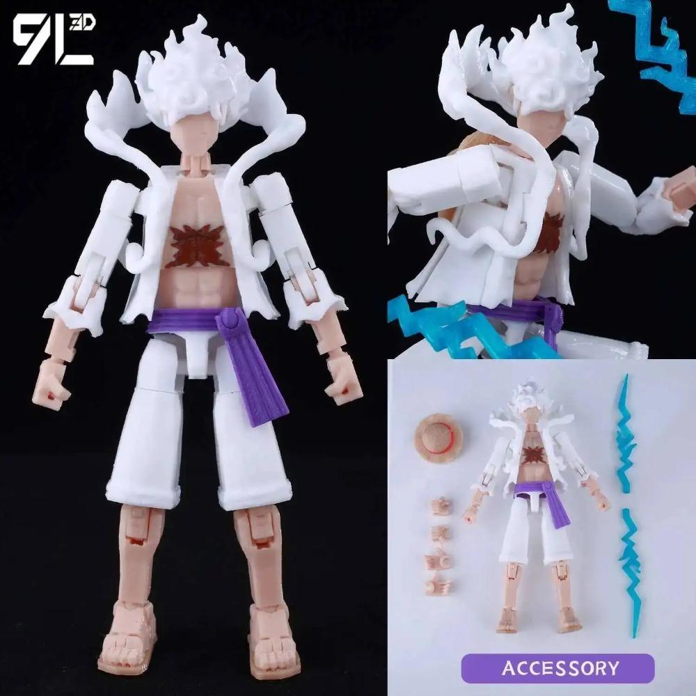 9L3D Tištěné Anime One Piece Naruto Demon Slayer Dummy13 Lucky T13 Pohyblivé Měnící Tvar Akční Figurky Figurína Hračky Sběratelské