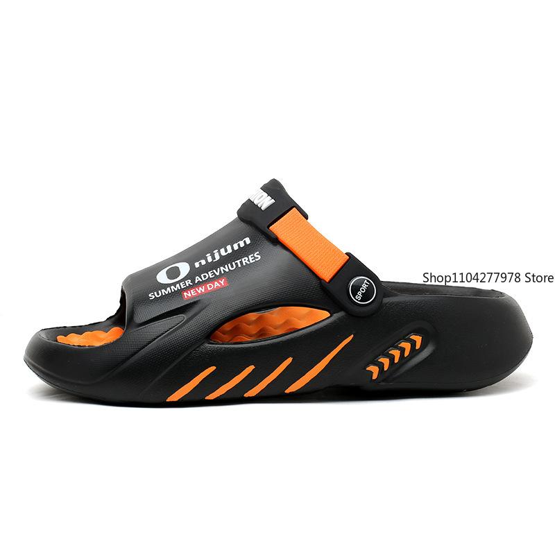 Fashion Size 47 Men Slippers 2025 Summer EVA Soft-soled Platform Slides Sandals Indoor Outdoor Walking Beach Shoes Flip Flops Mens Shoes