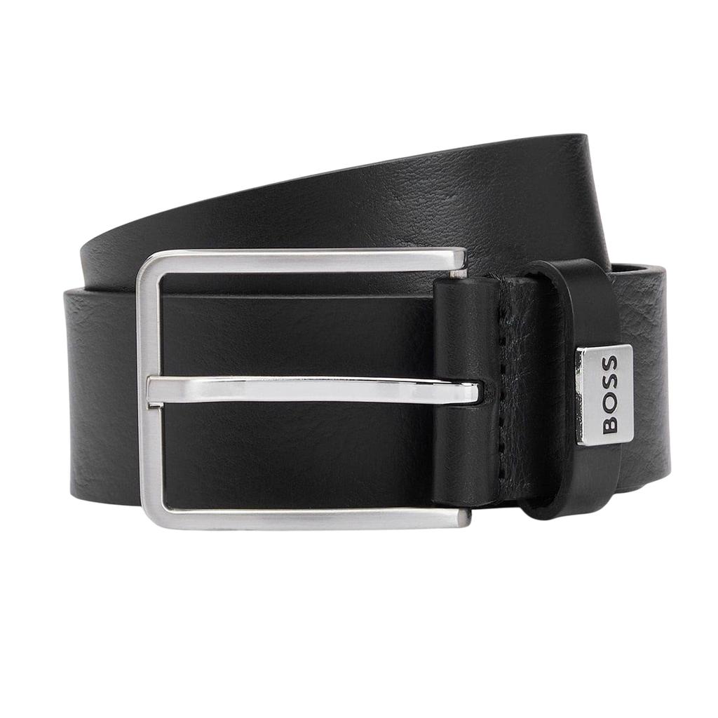Boss Mens Logo Cow Leather Belt