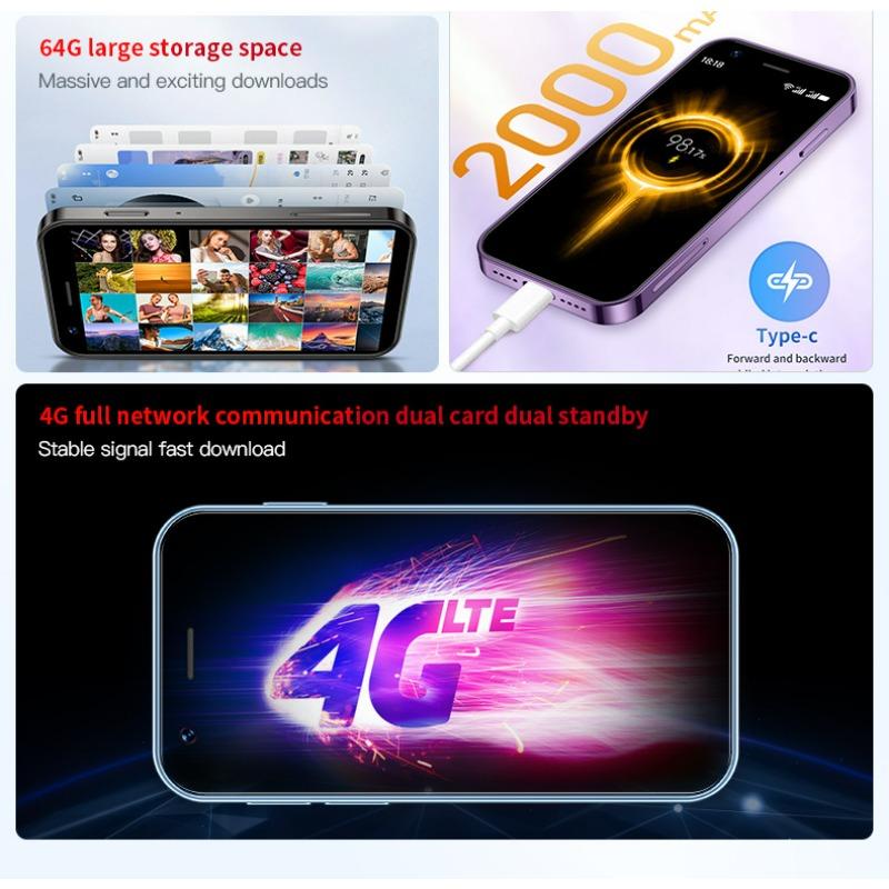 SOYES Sano XS16 Full Netcom 4G Mini Mobile Phone Ultra Small Pocket Quad Core Android Smartphone Google