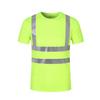 T Shirt High Visibility Short Sleeve Work Reflective Breathable Quick Dry Unisex Apparel