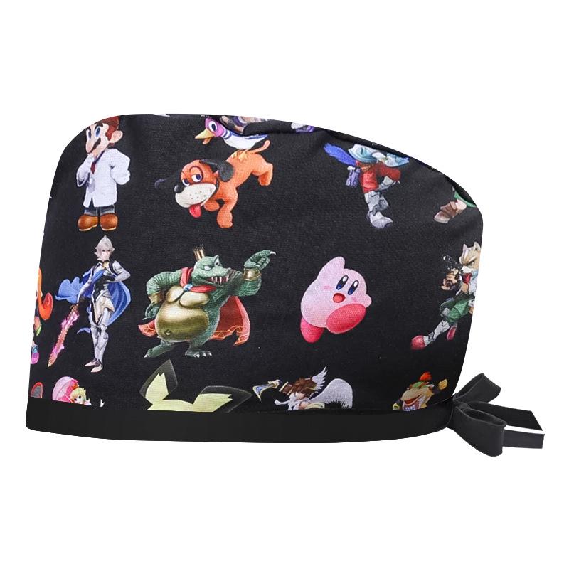 Women's Cotton Surgical Cap - Tie-up Medical, Dental, Salon, and Chemotherapy Head Coverings