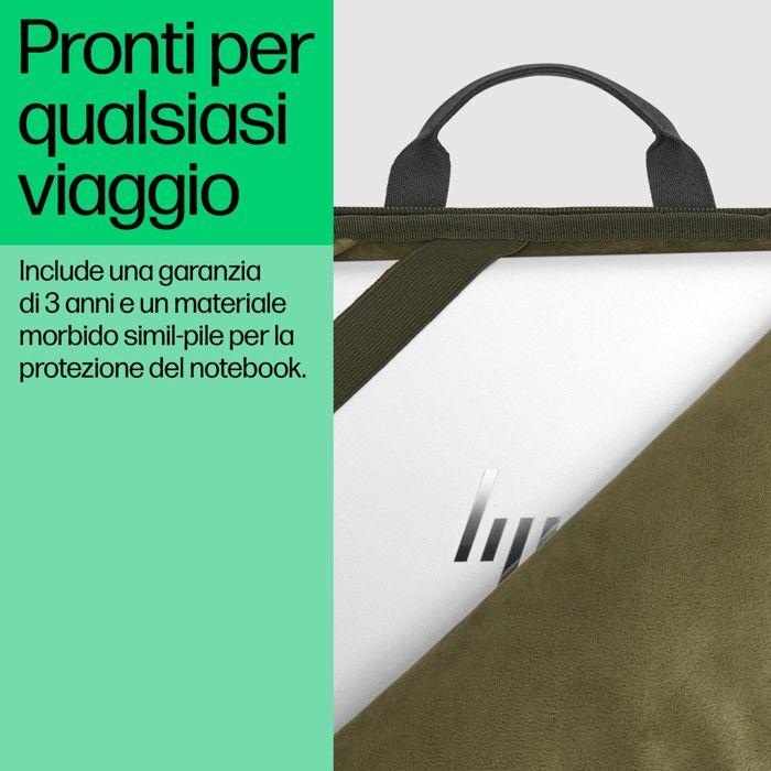 Housse pour ordinateur portable - HP - Modulaire - 15,6 pouces - Couleur verte - Mixte