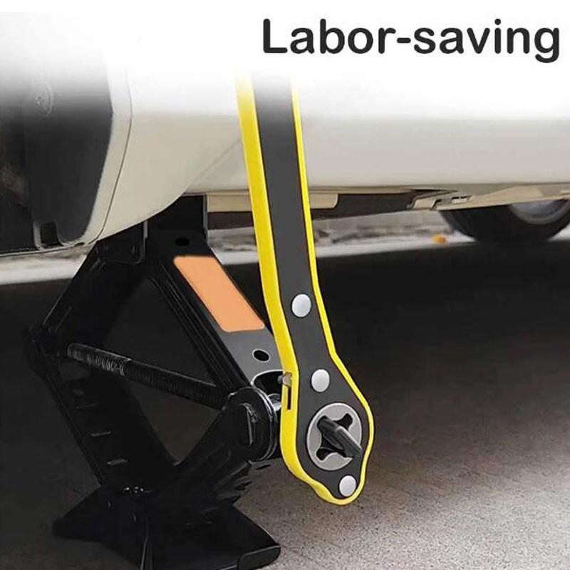 Car Mounted Small Car Universal Crank Handle Accessories with CAR Tools Car Jack Handle Lever Labor-saving Wrench Tool