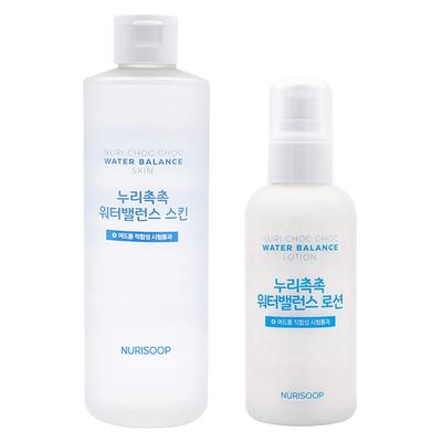 Nuri Forest Nuri Moist Water Balance Skin Großes Fassungsvermögen 320ml + Lotion 160ml, 1 Set