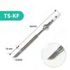 TS Series Soldering Iron Heads Anti-Oxidation Wear Resistant TS-K KU ILS C4 JL02 BC2 Fit TS100 Pine64 for Electronic Maintenance