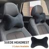 Autositz Nackenkissen Kopfstütze Atmungsaktives Wildleder Unterstützung Schlafkissen Für VW Polo Beetle Jetta Tiguan GTI Golf Passat Scirocco T5