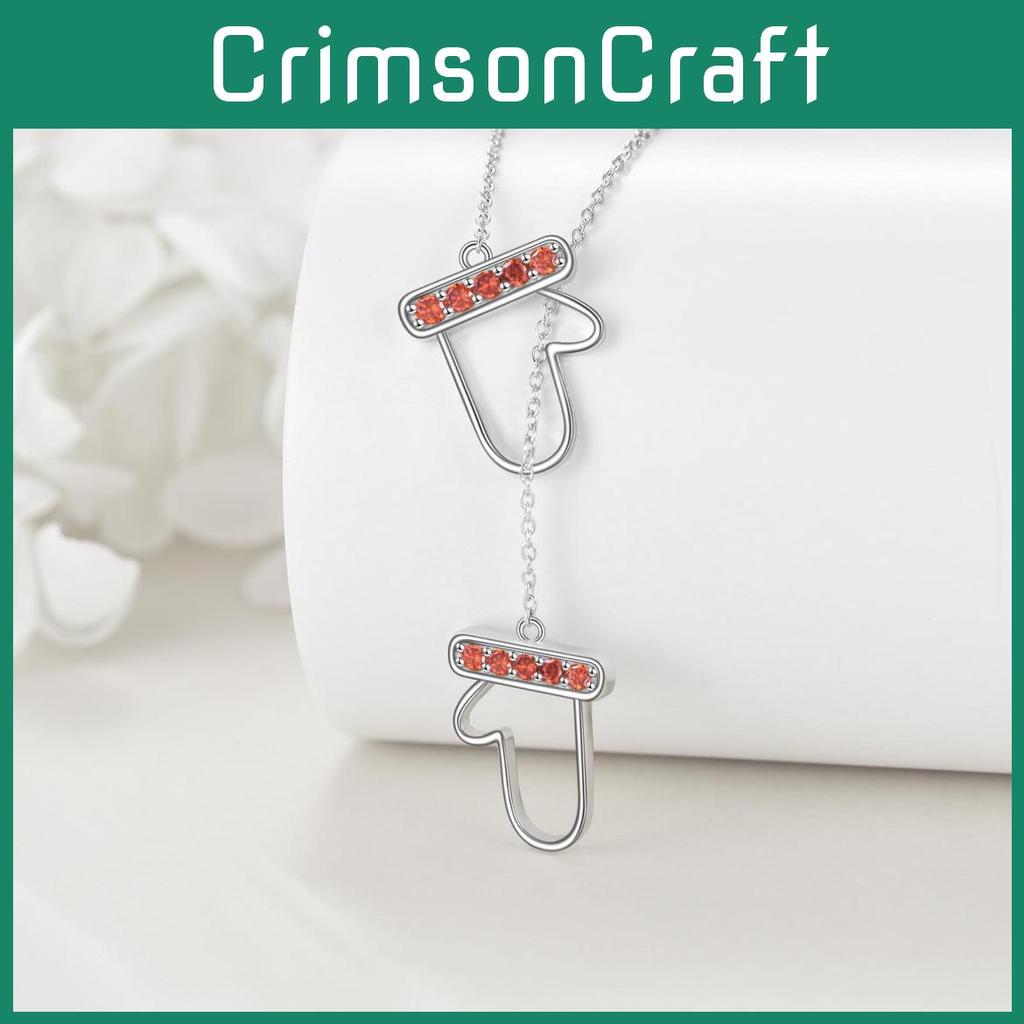 Simple Snowy Season Necklace With Geometric Shape For Girls