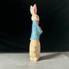 Easter Bunny Sculpture, Cute Indoor And Outdoor Bunny Statue, Suitable For Garden Patios, All-day Spring Holiday Tabletop Decoration