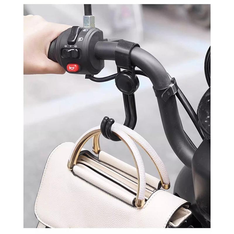 Multifunctional Baby Stroller Double Hooks Shopping Cart Hanging Bag Hanging Buckles Car Back Seat Hook Universal Accessories