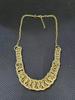 Vintage Alloy Geometric Necklace With Water Wave Chain For Fashion Enthusiasts