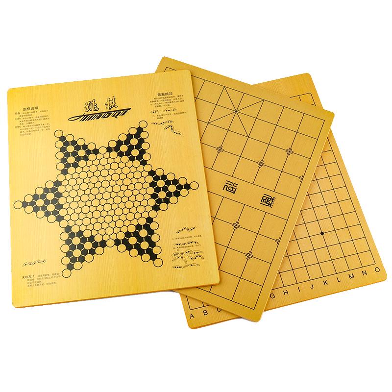 

Двусторонняя деревянная шахматная доска для гобана, военных шахмат и шашек - Идеально подходит для студентов, обучения, соревнований и домашнего использования. Solid Double-sided Gobang 9x9 + 13x13