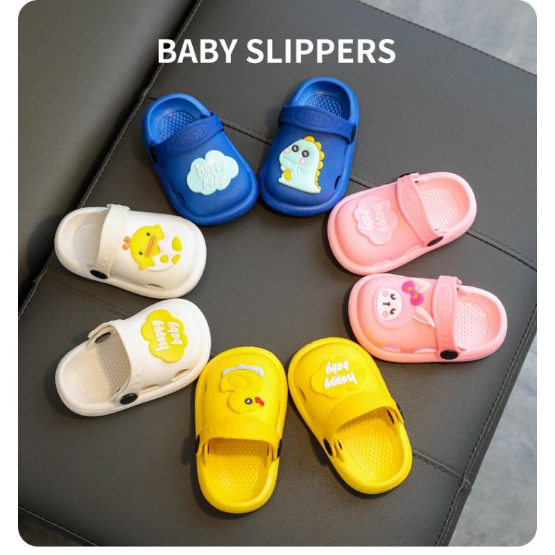 Children's Slippers Cartoon Baby Girl's Shoes Boy's Soft Sole Anti Slip Home Bathroom Slippers