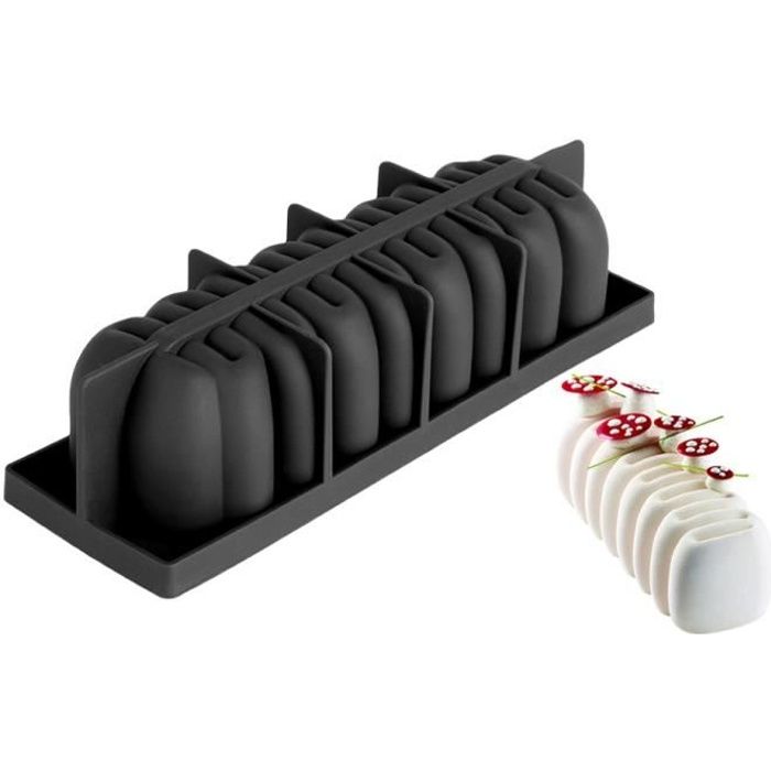 Moule Silicone à Buche - (29 cm x 9,5 cm x 7,5 cm) - ( +230° C à - 40°C)