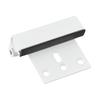 For Swing-in Doors Anti-theft Door Lock Door Reinforcement Lock White Spring-loaded Mechanism Child-safe Design