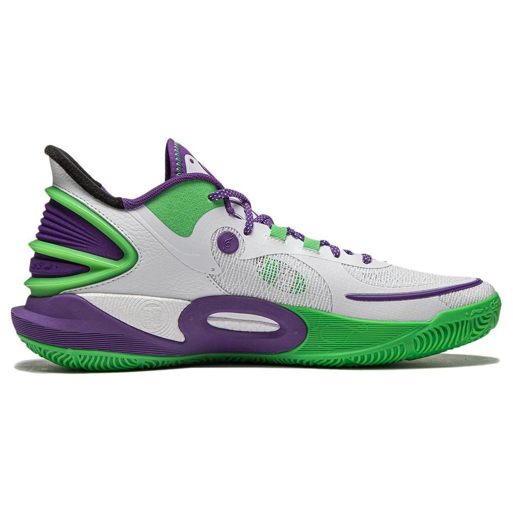 Li Ning CJ 3 Cushioning Slip Resistant Abrasion Resistant Lightweight Rebound Low top Basketball Shoes Men's ABAU007-8