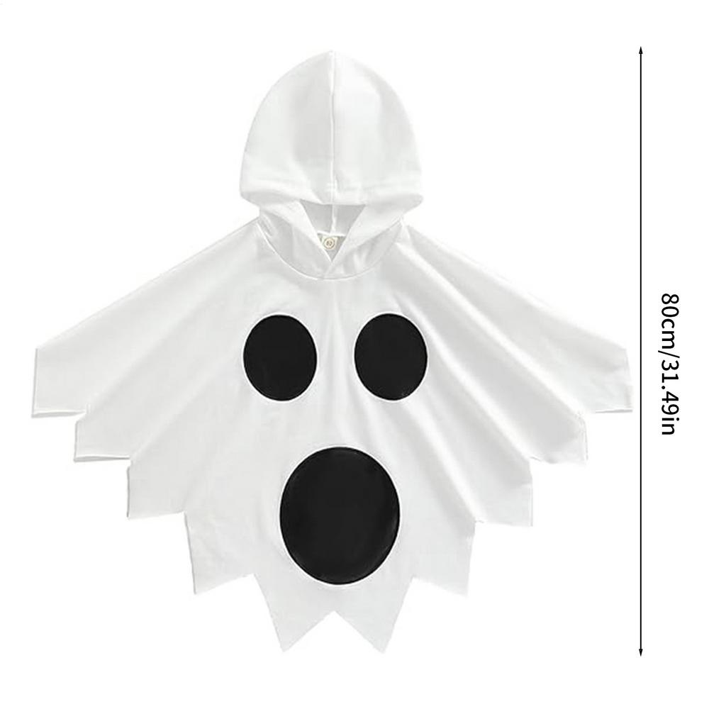 Детская накидка на Хэллоуин Тыква/Призрак Плащ с капюшоном Детская одежда призрака Девочка Мальчик Костюм призрака Тыквенный плащ-накидка