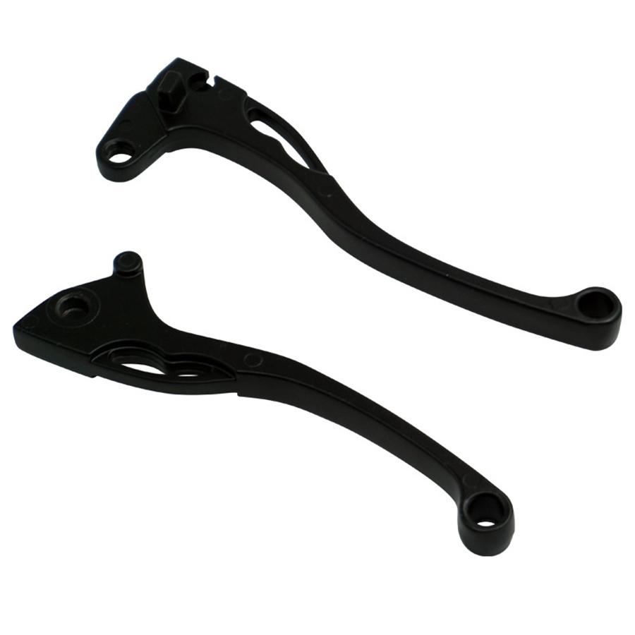 Universal 8MM Motorcycle Handle Front Brake Lever & Clutch Aluminum Alloy PAIR