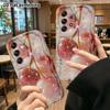 Phone Case: 2D Flat Samsung Galaxy A34 A35 S20 S22 S21 FE Plus Ultra Protective Case, Gradient Cherry, Christmas Halloween Holiday Gift