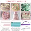 4PCS Cake Arch Guide Tool,Adjustable Fondant Cake Arc Ruler,Practical Baking Writing Swag Guide Gadgets Accessories,Decorative Marking Divider