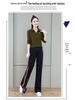 Cross-Border Women's Plus Size Long-Sleeve Polo T-Shirt – Spring, Autumn, and Winter Fashion for Middle-Aged.