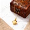 Niche Sweet Stainless Steel Heart Pendant Women’s Versatile Clavicle Chain Light Luxury Necklace