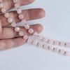 6mm Faceted Natural Crystal Gemstone Beads for DIY Jewelry & Hair Accessories