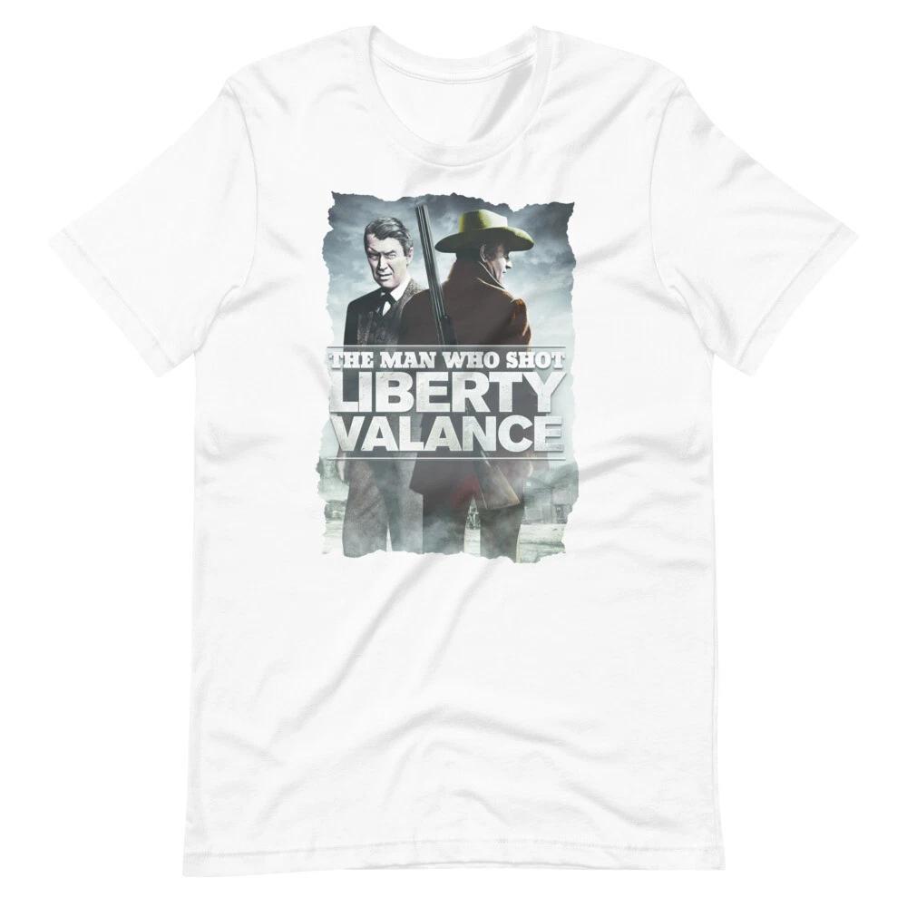 

THE MAN WHO SHOT LIBERTY VALANCE White Tee Short-Sleeve Unisex T-Shirt 3XL