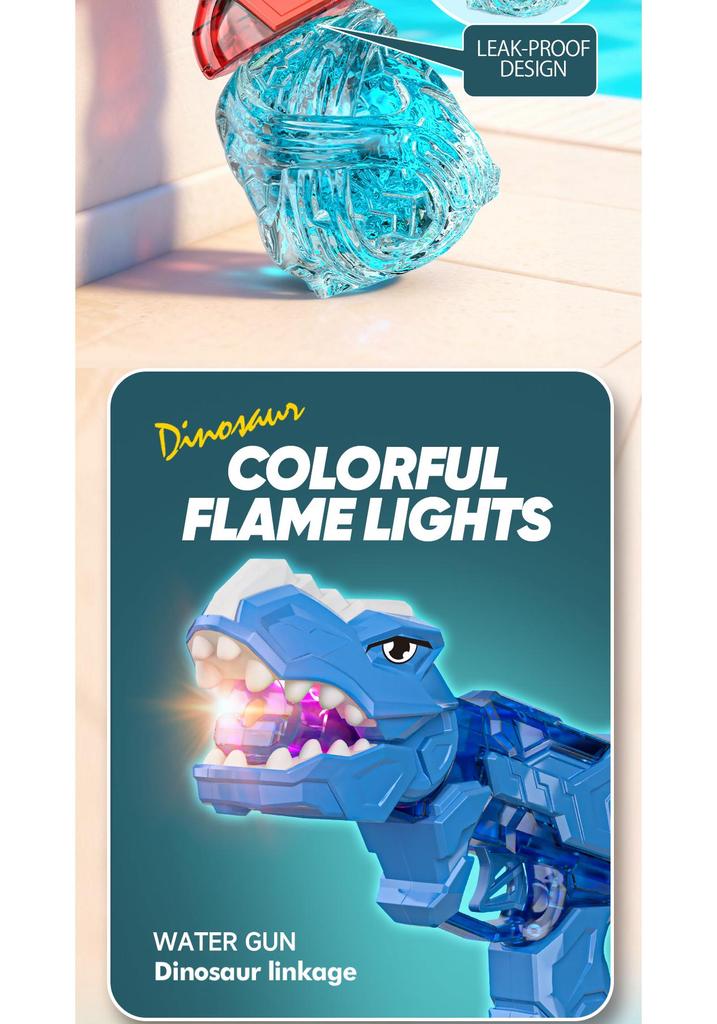 Electric Dinosaur Water Gun Toy for Kids – High-Speed Continuous Play