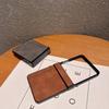 Z Flip7  Business for Hinge Protection Case for Samsung Galaxy Z Flip 7 3 4  6 Z6 z7 flip Flip6 Matte PU Leather Cover