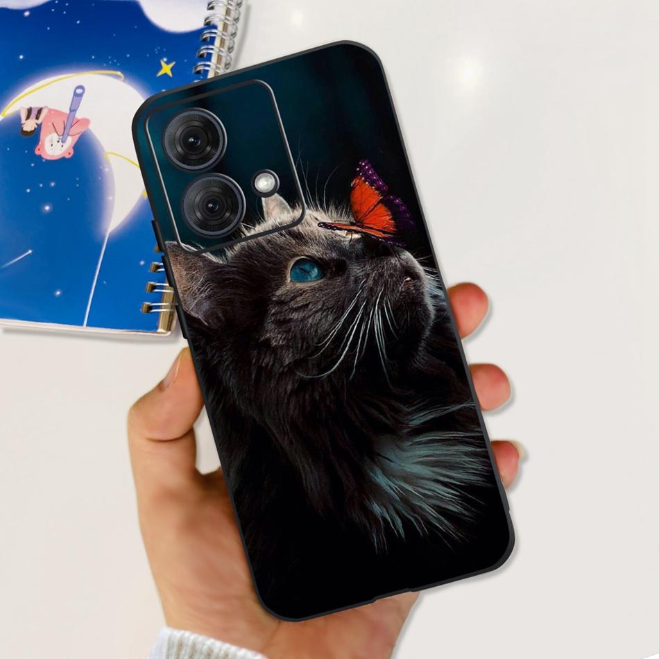 For Motorola Moto G84 Case MotoG84 G 84 5G 2023 Cute Painted Soft Silicone TPU Phone Back Cover Bumper