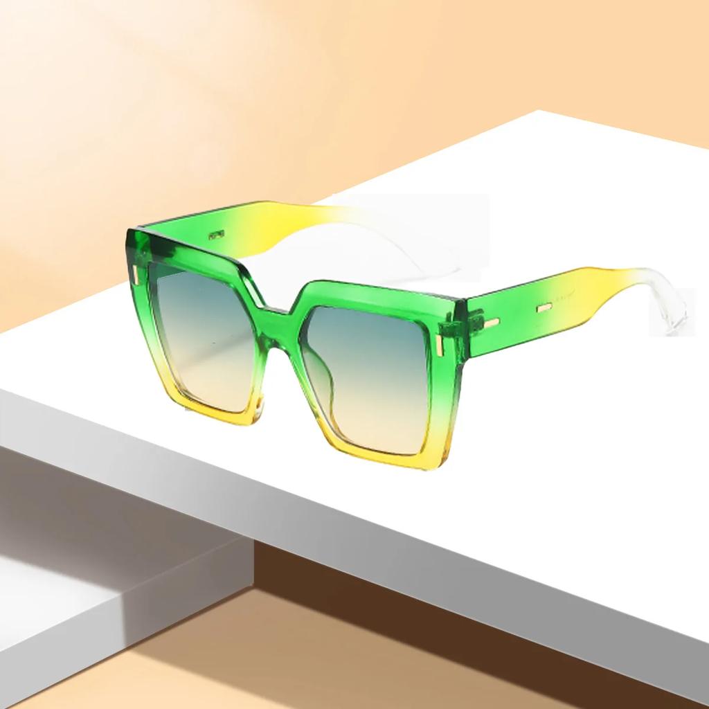 Trendy Square Sunglasses for Men Women Designer Brand Shades UV Protection Eyewear Fashion Sun Glasses Goggles