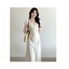 Bubble sleeve French gentle wind dress women's summer new style temperament thin first love long skirt