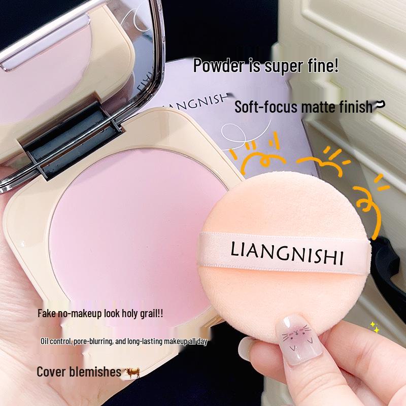 Liangni Samt-Nebel-Puder: Wasserdichter, schweißfester, aufhellender, langanhaltender Concealer, der nicht klumpt.