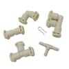 Plastic Water Tube Connector Universal Fit Line Connection Component Suitable for Coffee Machines Corrosion Proof Design