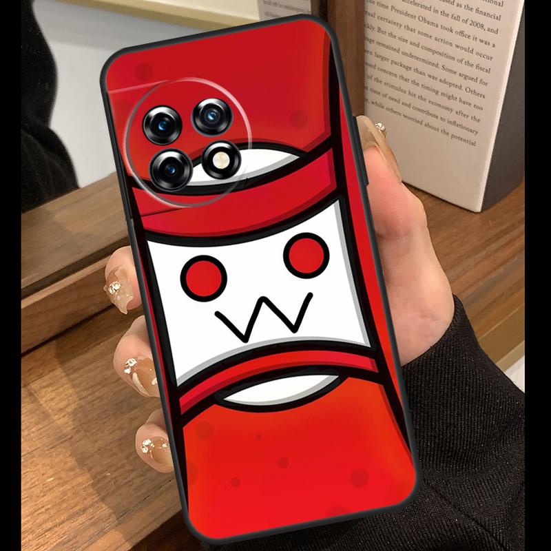 game Geometry Dash Case For OnePlus 15 13 12 11 10 13T 13R 12R 10T OnePlus Nord 5 CE 4 3 2 Lite N20 N30 Funda